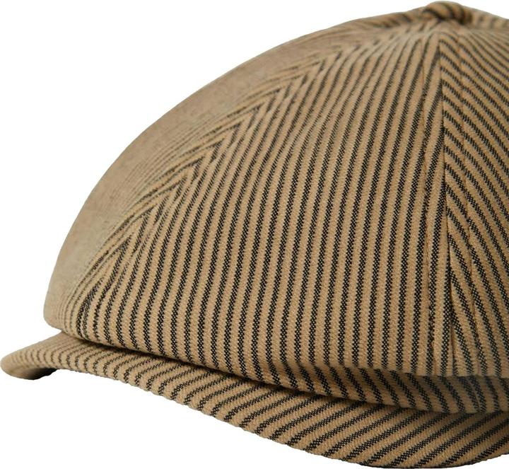 Dark Tan, Black Hickory Stripe