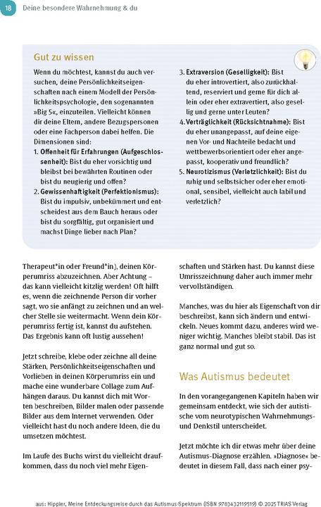 Produktbild Meine Entdeckungsreise durch das Autismus-Spektrum (Kathrin Hippler, Deutsch)