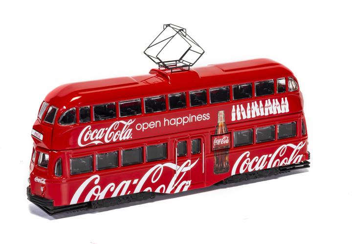Hornby Coca Cola Double Decker Tram - Open Happiness