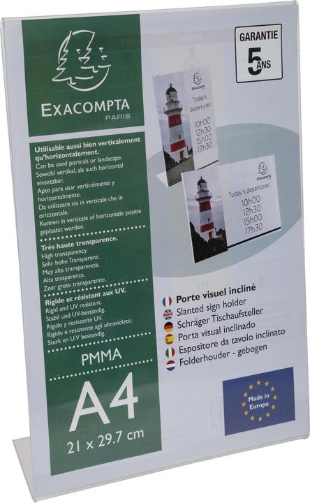 Immagine prodotto Exacompta Porta cartelli A4 alto (A4)
