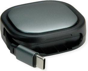Image du produit Roline Câble rétractable USB2.0 C-C ST/ST (1.20 m, USB 2.0)