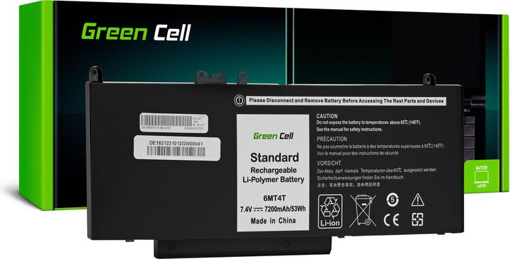 Image du produit GreenCell Batterie d'ordinateur portable 6MT4T 07V69Y pour Dell Latitude E5270 E5470 E5570 (4 cabines, 7200 mAh)