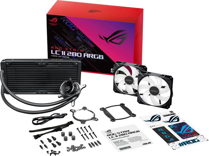 Actual product image ASUS ROG Strix LC II 280 ARGB CPU cooler