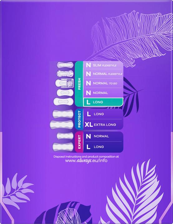 Actual product image Always Daily Fresh (52x)