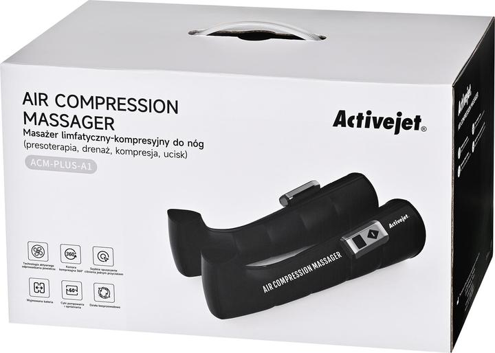 Actual product image Activejet ACM-PLUS-A1 S Massagegerät Beine Schwarz Orange