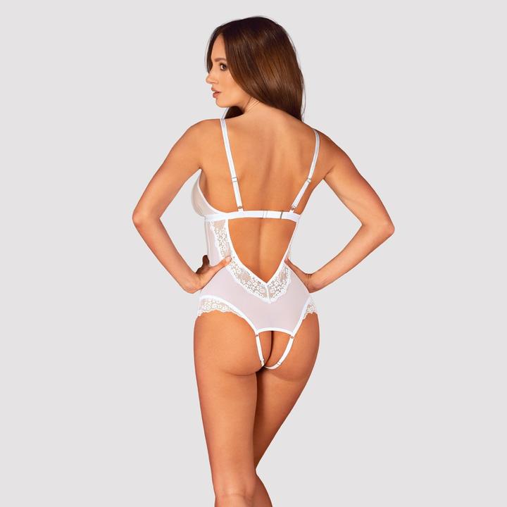 Produktbild Obsessive Heavenly Crotchless Teddy Xl/Xxl (XL, XXL)
