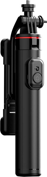 Actual product image Hurtel Selfie stick WC13YDS telescopic tripod 1.3m with double lamp and phone holder - black