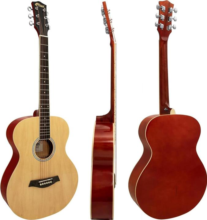 Produktbild Tiger Akustische Gitarrenset für Anfänger mit GigBag und Zubehör (Akustik Gitarren Set)