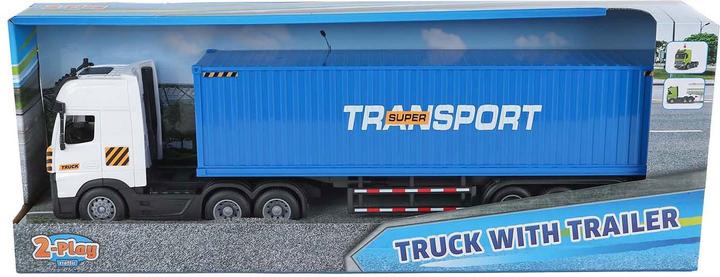 Productafbeelding 2-Play 2- Play LKW mit Anhänger Reibung Licht und Sound 38cm