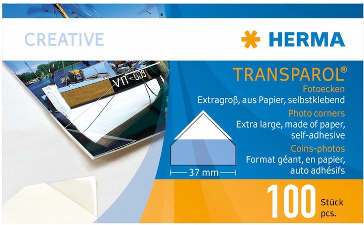 Actual product image Herma Photo corners