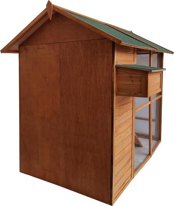 Produktbild HTI-Living Grosses Hühnerhaus mit Freilaufgehege für 6 - 8 Hühner