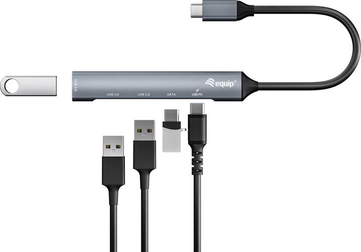 Actual product image equip 5-Port USB Hub (USB-C, 5 Ports)