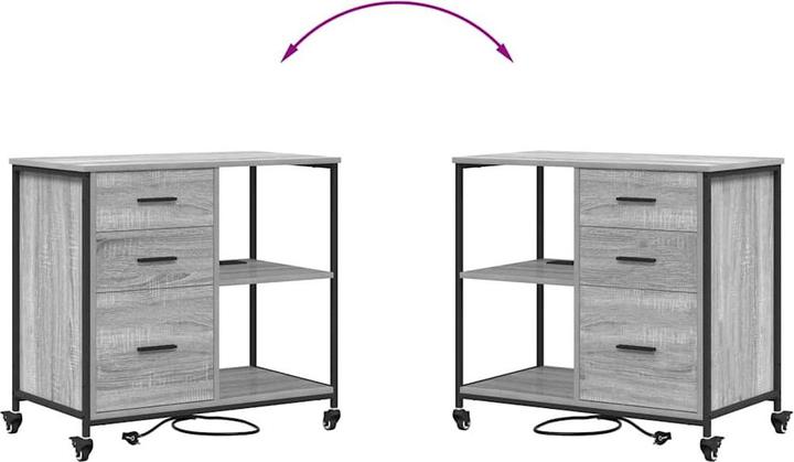 Actual product image vidaXL Office storage