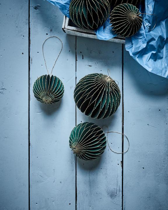 Actual product image House Doctor Christmas ornaments, HDAlsta, Green (24 -part)