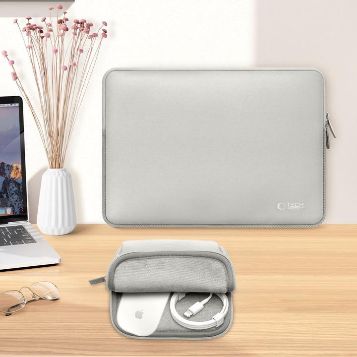 Immagine prodotto Tech-Protect Neoslim Laptop Sleeve 15-16" with accessory pouch - Gray (16")