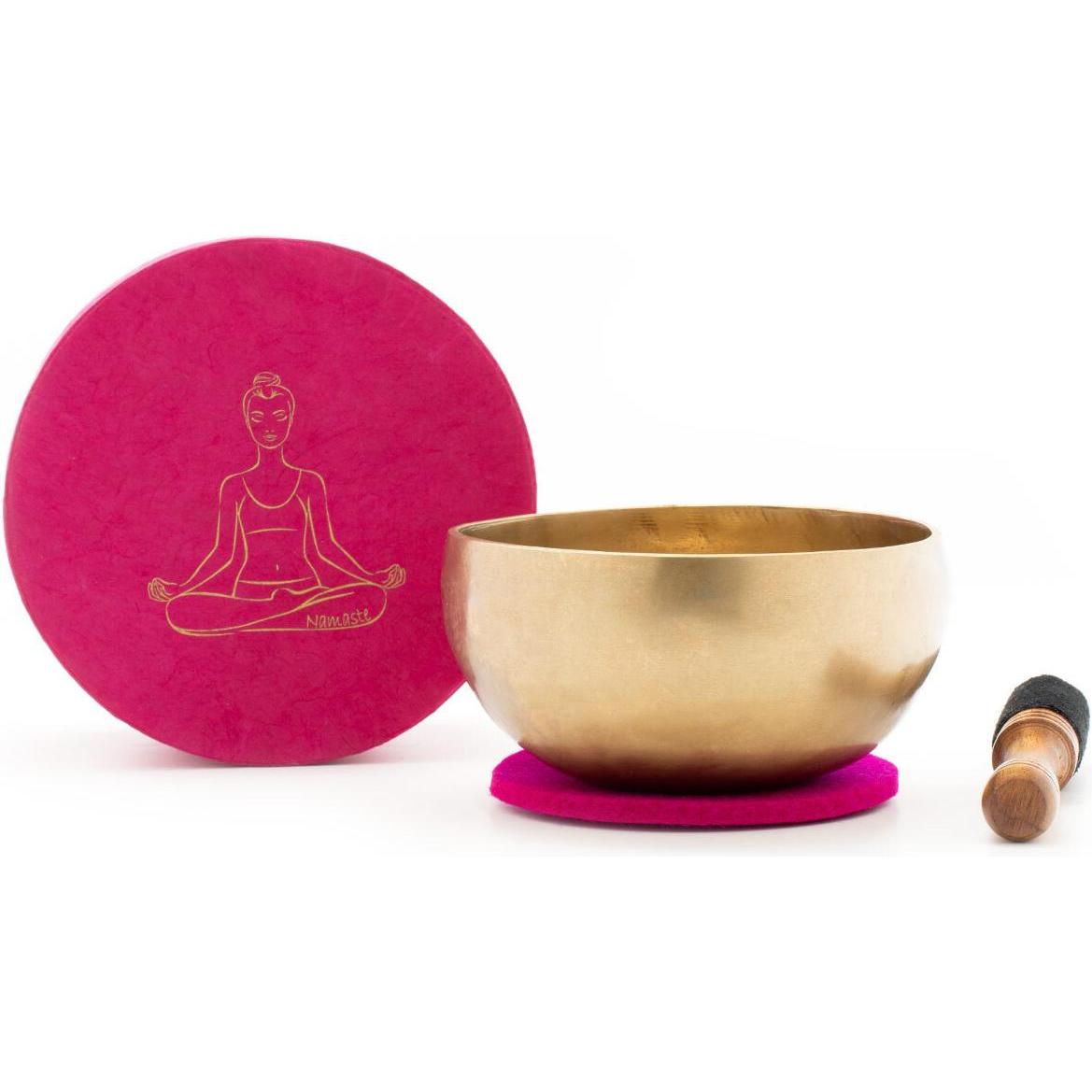 Thumbnail - Klangschalen-Set in Box pink Yoga, Sachbücher