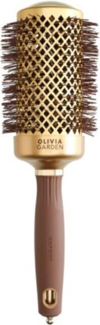 Produktbild Olivia Garden OLIVIA GARDEN Expert Blowout Shine szczotka do modelowania i suszenia włosów Złoto Brązowa 55mm