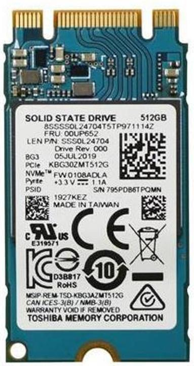 Actual product image Lenovo Hynix BC711 512GB (512 GB, M.2 2242)