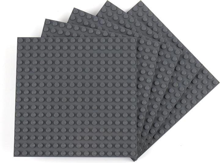 Image du produit LEGO Plaques de construction ® 16x16 plaques gris foncé - à construire des deux côtés - 91405 quantit (91405, Accessoires LEGO)