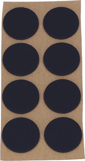 OK-Line Viltglijders rond, zelfklevend (Vilten glijders, 8 Pcs.)