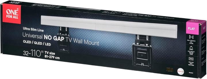 Produktbild One for All 110" TV Wandhalterung Ultraslim No-Gap (Wand, 75 kg, 32" - 110")
