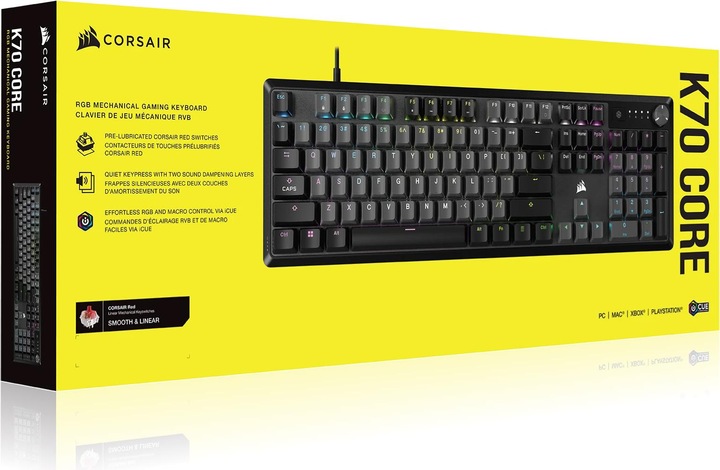 Actual product image Corsair K70 Core (DE, Cable)
