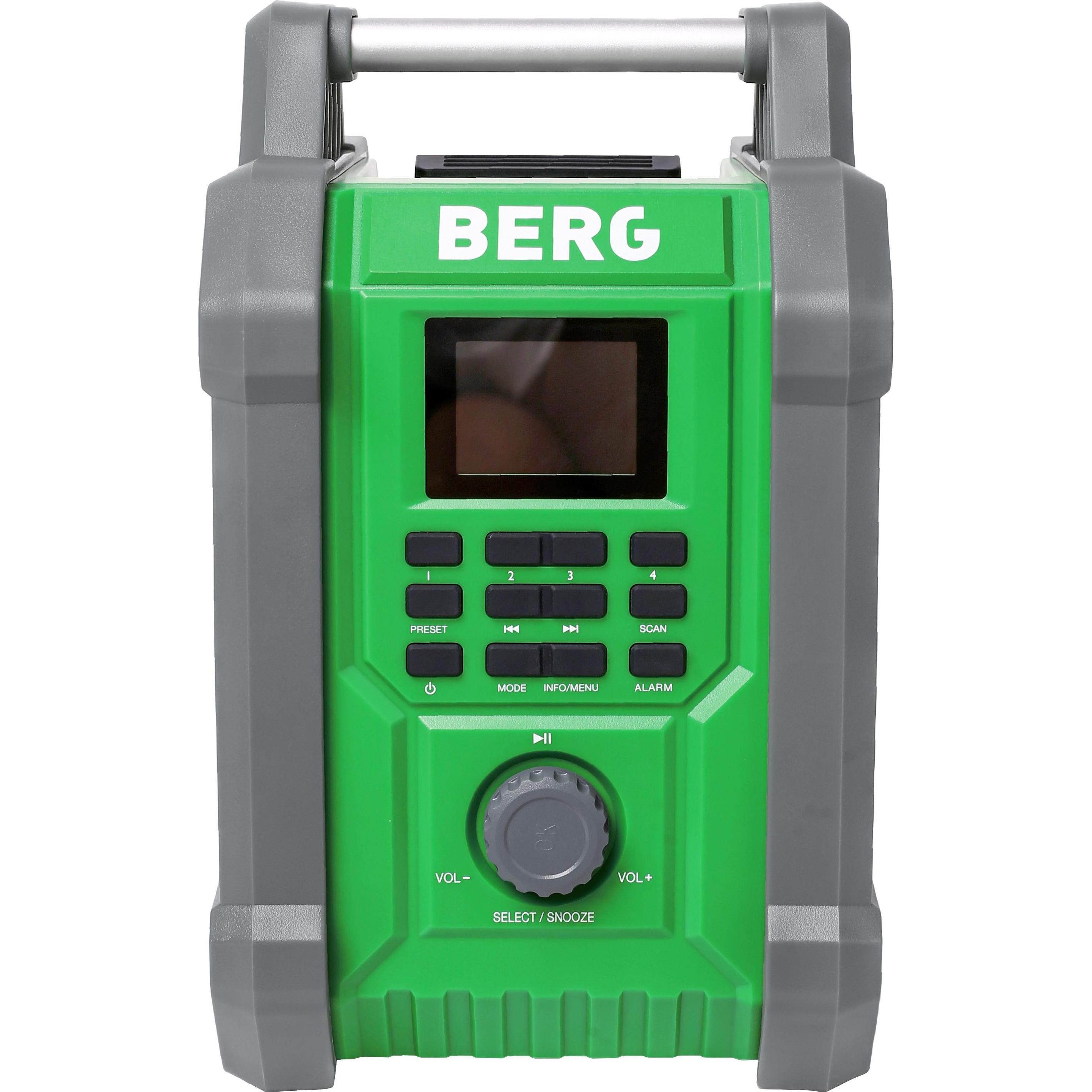 Berg AKKU Baustellenradio, Bluetooth, DAB+, Li-Ion (DAB, FM, Bluetooth), Radio