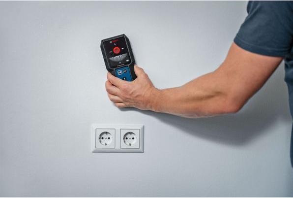 Produktbild Bosch Professional Ortungsgerät GMS 120-27 mit Tasche 2 x 1,5 V LR6-Batterie (AA)