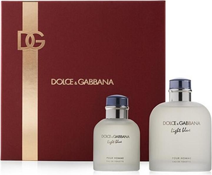 Dolce & Gabbana Light Blue Pour Homme - Eau De Toilette 200 Ml + Eau De Toilette 75 Ml (Eau de Toilette)