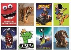 Image du produit Blasetti 7052 Cahier d'écriture A4 20 feuilles Couleurs assorties (A4, Quadrillé, Non contraignant)