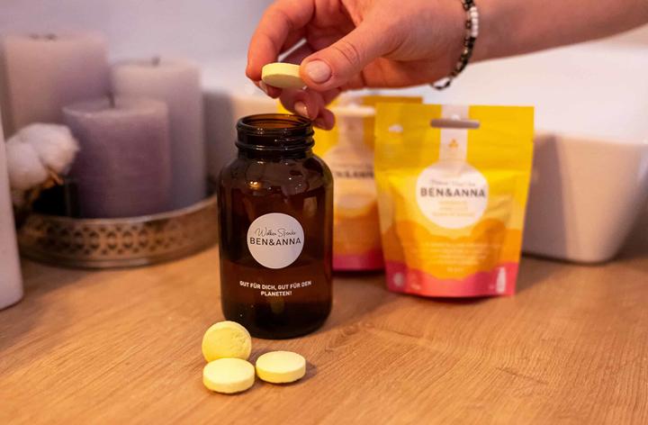 Immagine prodotto Ben & Anna Set alba nuvola a mano (Sapone liquido, 55 ml)