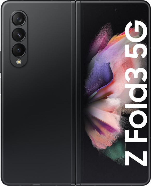 Actual product image Samsung Galaxy Z Fold3 5G EU (256 GB, Phantom Black, 7.60", Dual SIM, 12 Mpx, 5G)