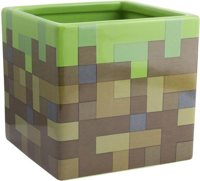 Paladone Products Minecraft Grass Block Pen & Plant Pot