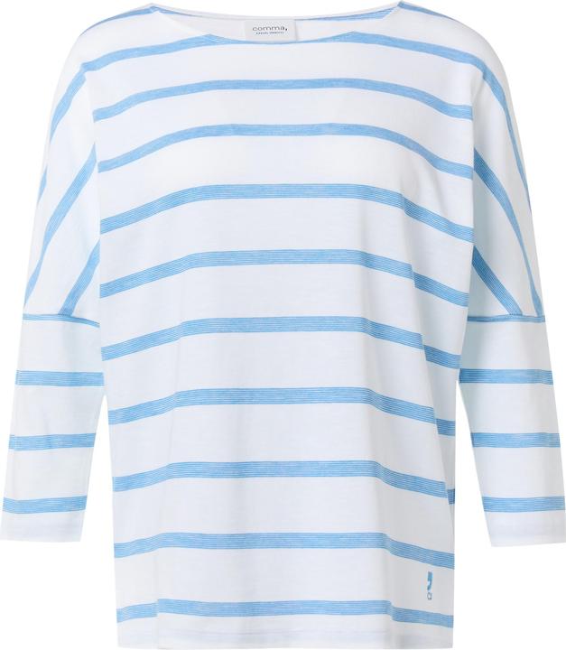 Image du produit Comma T-Shirt T-Shirt mit Logostickerei und 3/4-Ärmeln (34)