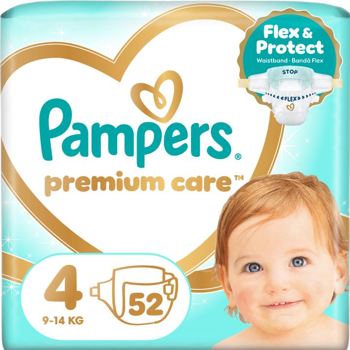 Produktbild Pampers Premium Care 4 (e) (Gr. 4, Tragepack, 52 Stk.)