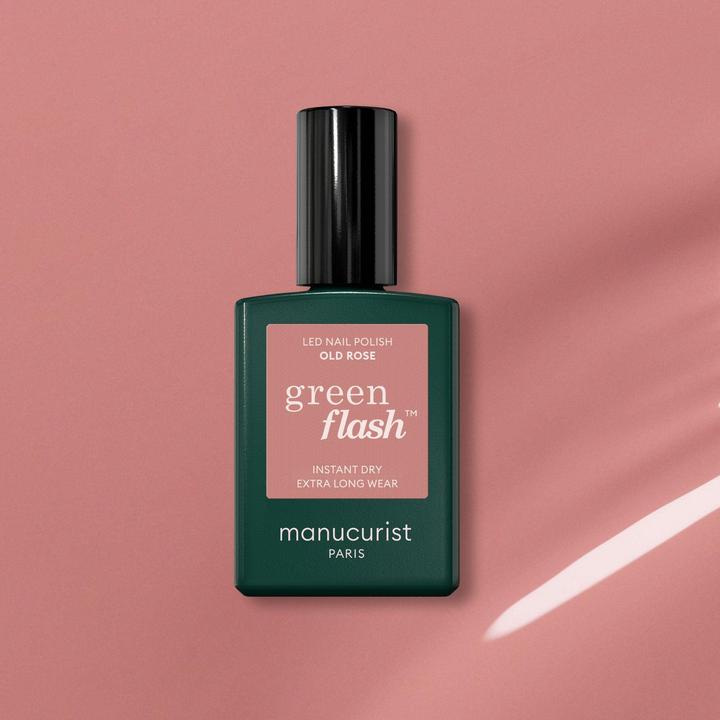 Image du produit Manucurist Green Flash vernis à ongles Old Rose (Rose ancienne, Vernis à ongles effet gel)