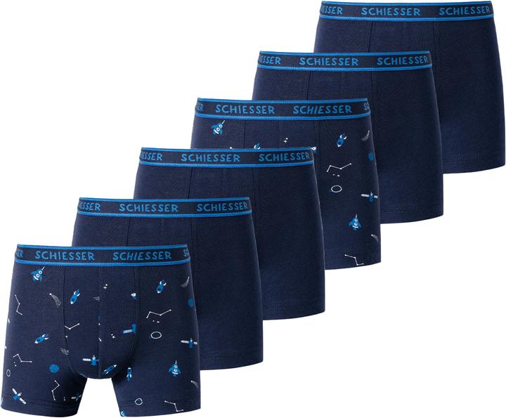 Immagine prodotto Schiesser Confezione da 6 pantaloncini / pantaloni da bambino in cotone organico 95/5 (92, confezione da 6)