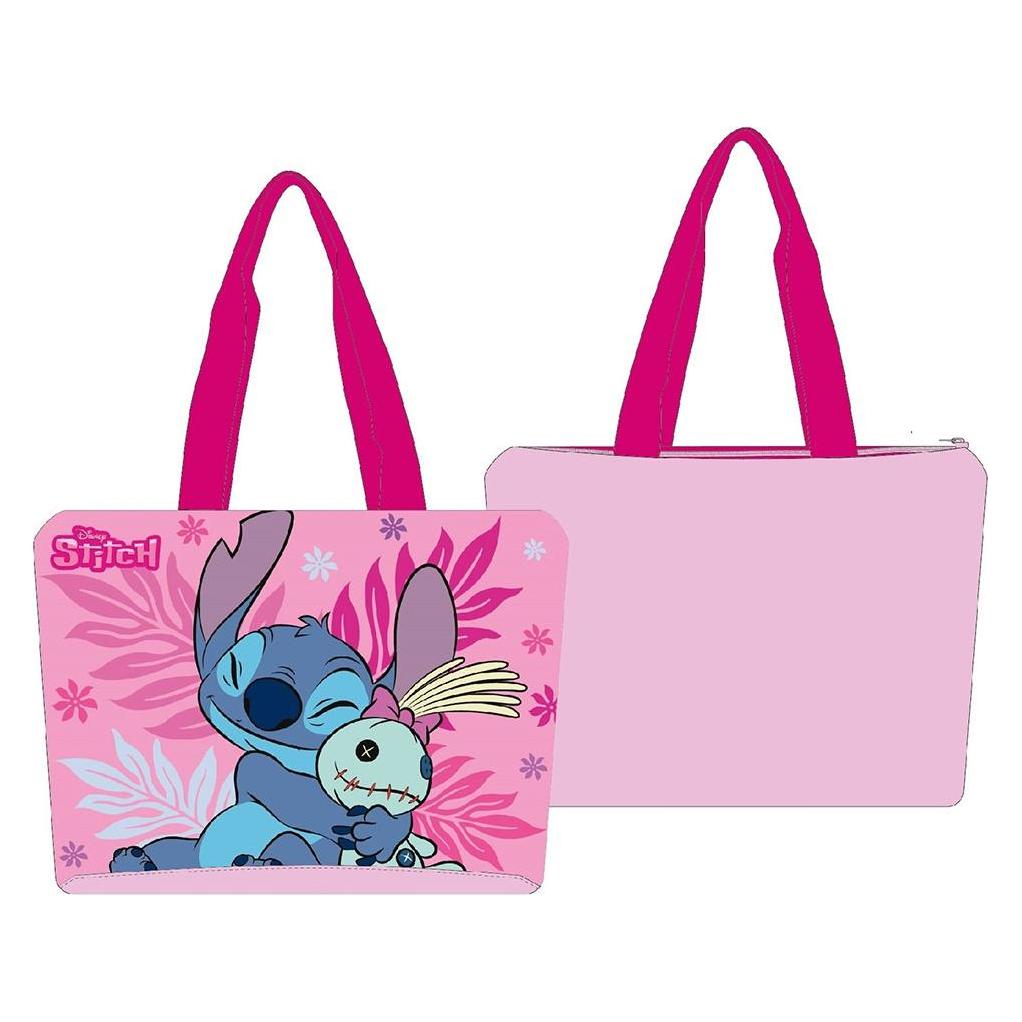 Vyapara Group, Tasche, Borsa Da Spiaggia Disney Stitch W/Scrump