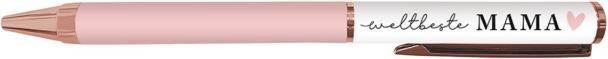 Immagine prodotto Biro premium - La migliore mamma del mondo - di Schreibkram Manufaktur (Nero, Oro rosa)