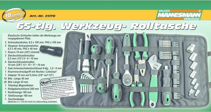 Actual product image Mannesmann M21171 (65 pieces)