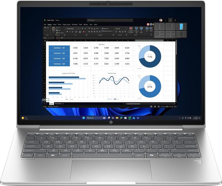 HP ProBook 4 G1i (14", 1000 GB, 32 GB, CH, Intel Core Ultra 7 255U)