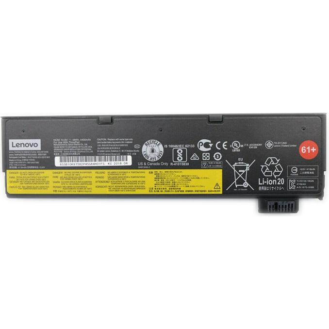 Thumbnail - Lenovo ThinkPad Battery 61+ (6 Zellen, 4400 mAh), Notebook Akku