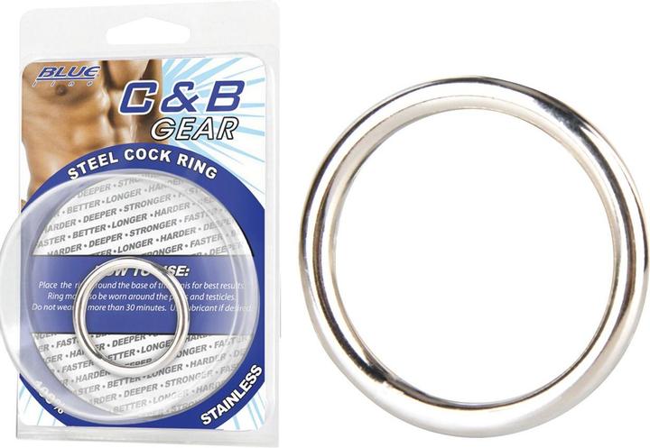 Immagine prodotto Blue Line Blueline C&B Anello per cazzo in acciaio da 1,3 pollici (3.30 cm)
