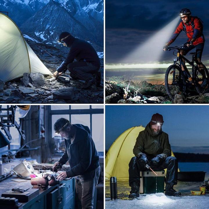 Image du produit Lepro LED-Stirnlampe Pack à 2 Stück (300 lm)