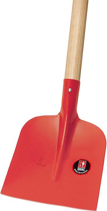 Immagine prodotto Idealspaten Ruhr-Brillant Holstein pala sabbia rosso verniciato a polvere becco 3/4 sollevato senza maniglia