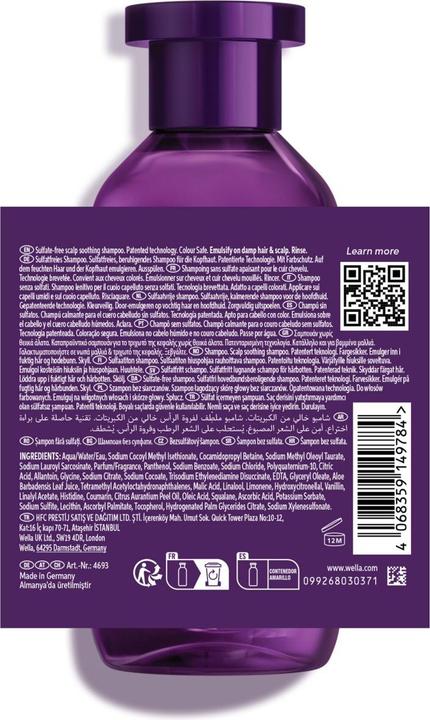 Produktbild Wella Ultimate Color - Sulfatfreies (Flüssiges Shampoo, 250 ml)