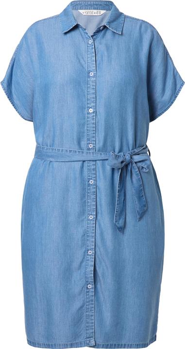 Produktbild Studio Untold Hemdblusenkleid, weicher Denim, Bindegürtel (54)
