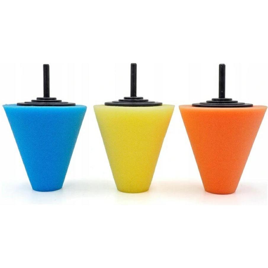 Silver, Schleifmittel, GĄBKI STOŻKOWE 3szt. /