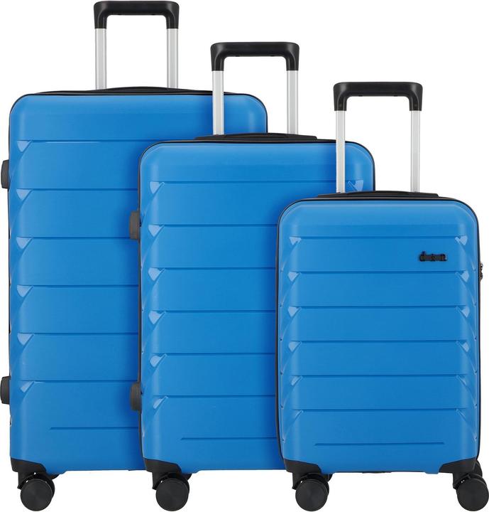 Produktbild D&N Travel Line 4100 4 Rollen Kofferset 3-teilig (172 l)