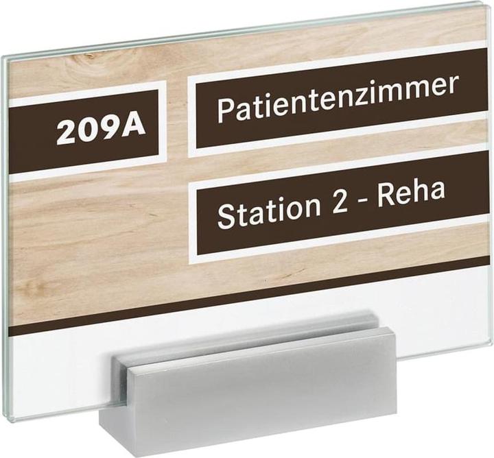 Produktbild Moedel MONACO™ Türschild, Höhe 105 mm, DIN A6, Gewicht 0,54 kg